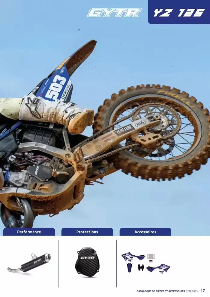 Catalogue Yamaha Motos - Accessoires GYTR Off Road du 23 septembre au 30 avril 2025 - Catalogue page 17
