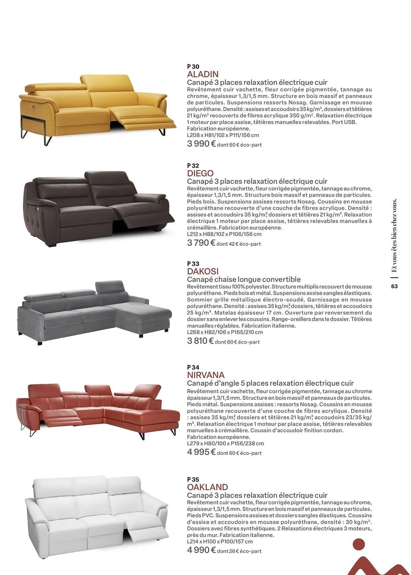 Catalogue monsieur meuble du 16 septembre au 31 mai 2026 - Catalogue page 63