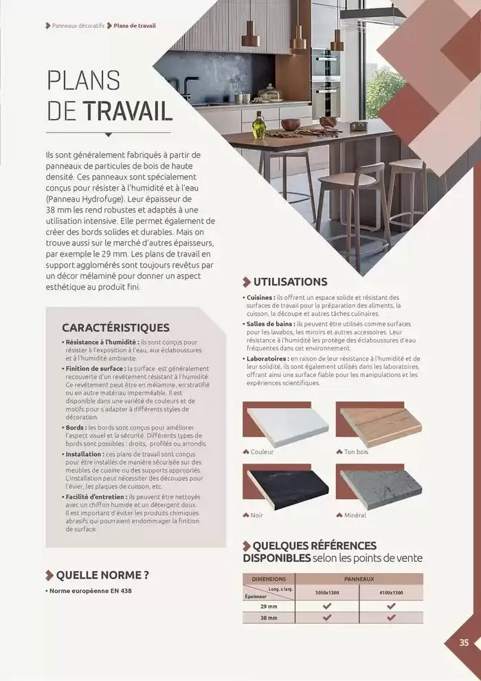 Aménagents Intérieurs du 9 décembre au 9 juin 2025 - Catalogue page 35