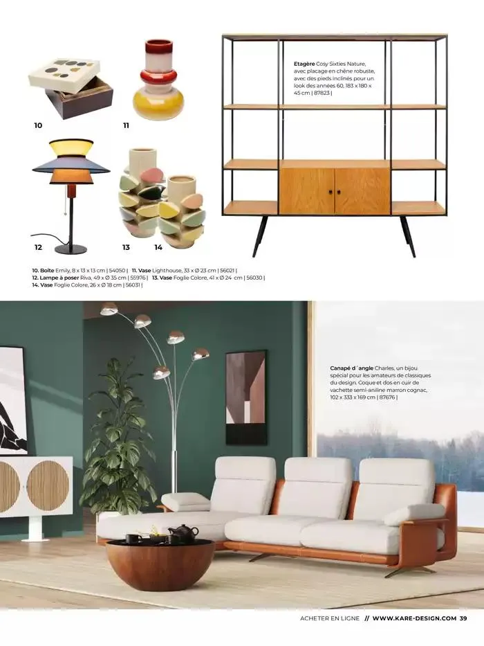 LE MAGAZINE POUR LES ENTHOUSIASTES DU DESIGN du 6 février au 31 décembre 2025 - Catalogue page 39