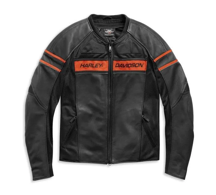 Blouson en cuir Harley-Davidson Brawler pour hommes