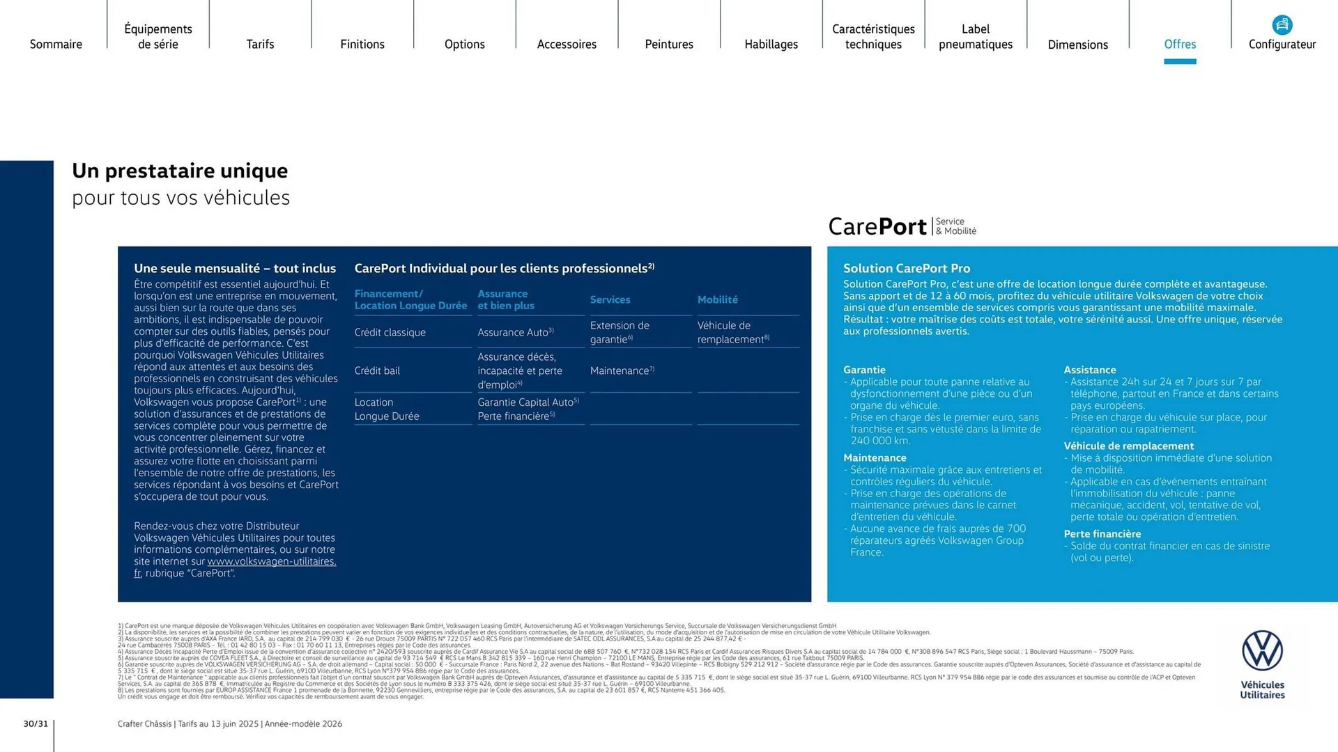 Catalogue Volkswagen du 7 août au 31 mars 2026 - Catalogue page 30