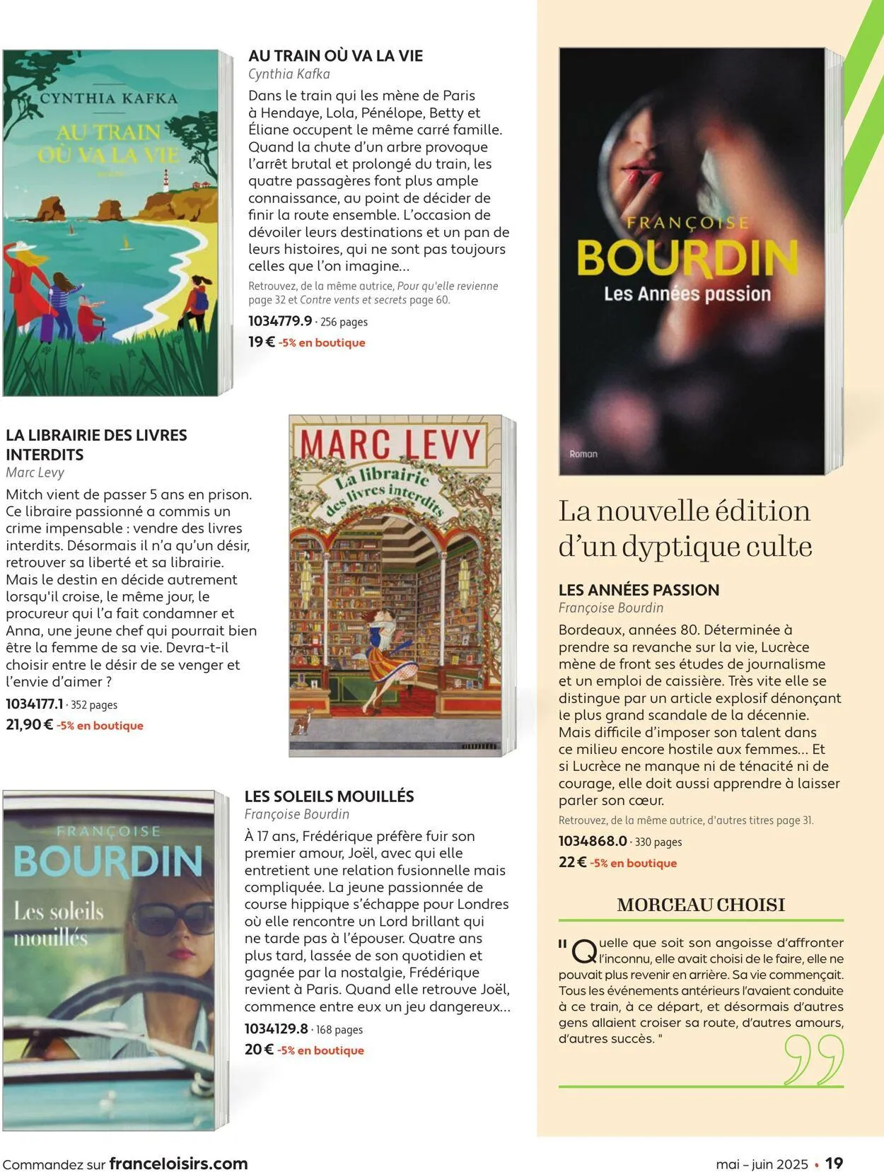 France Loisirs du 1 mai au 30 juin 2025 - Catalogue page 19