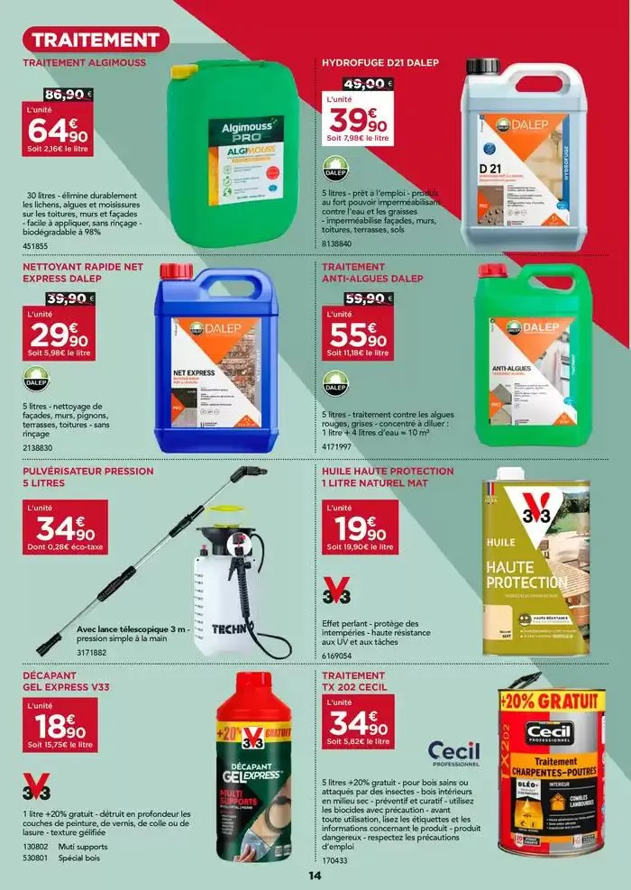 Promo  du 3 mars au 19 avril 2025 - Catalogue page 14