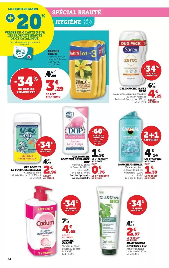 Spécial Beauté du 18 mars au 30 mars 2025 - Catalogue page 14
