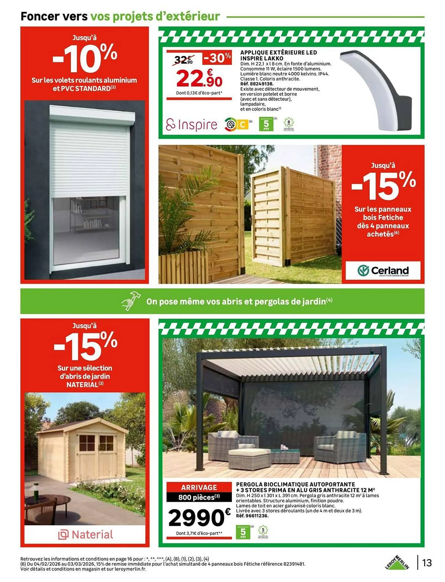 Catalogue Leroy Merlin du 4 février au 3 mars 2026 - Catalogue page 13