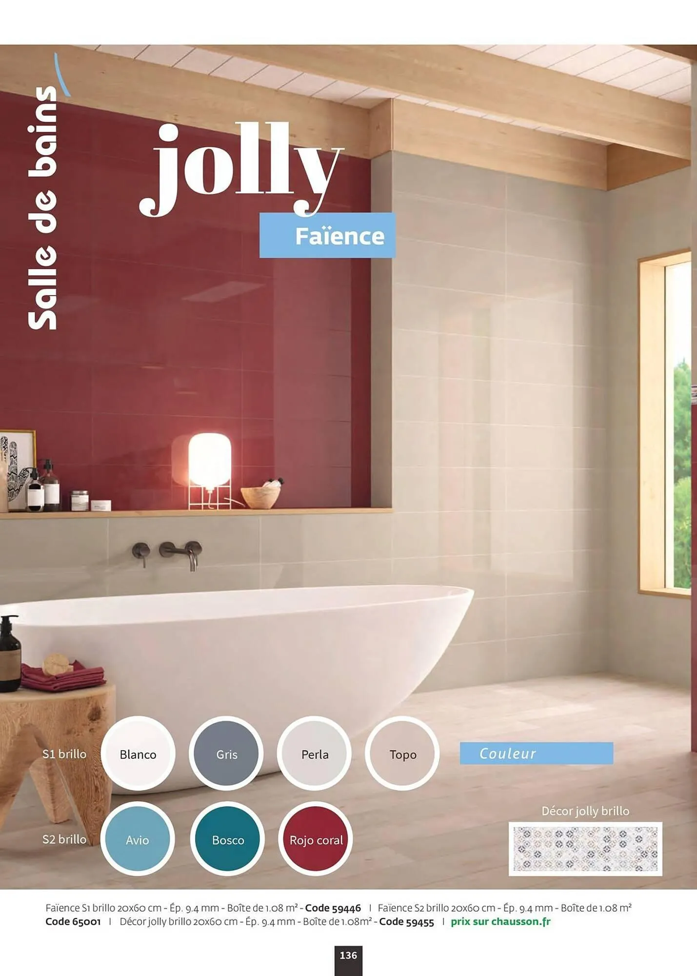 Catalogue Chausson Matériaux du 12 septembre au 31 décembre 2026 - Catalogue page 138