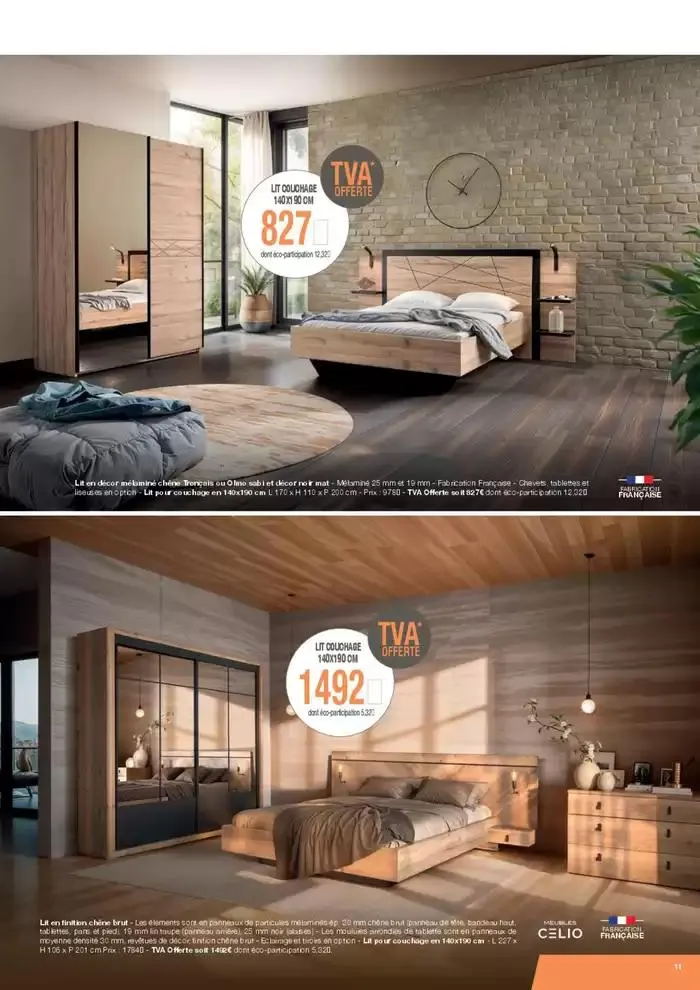 Jusqu’au 26 avril, profitez de la TVA OFFERTE du 21 mars au 26 avril 2025 - Catalogue page 11