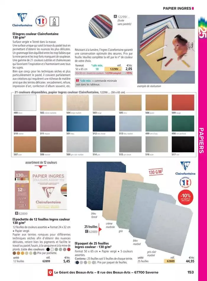 Catalogue Le Géant des Beaux-Arts du 6 janvier au 31 décembre 2025 - Catalogue page 61