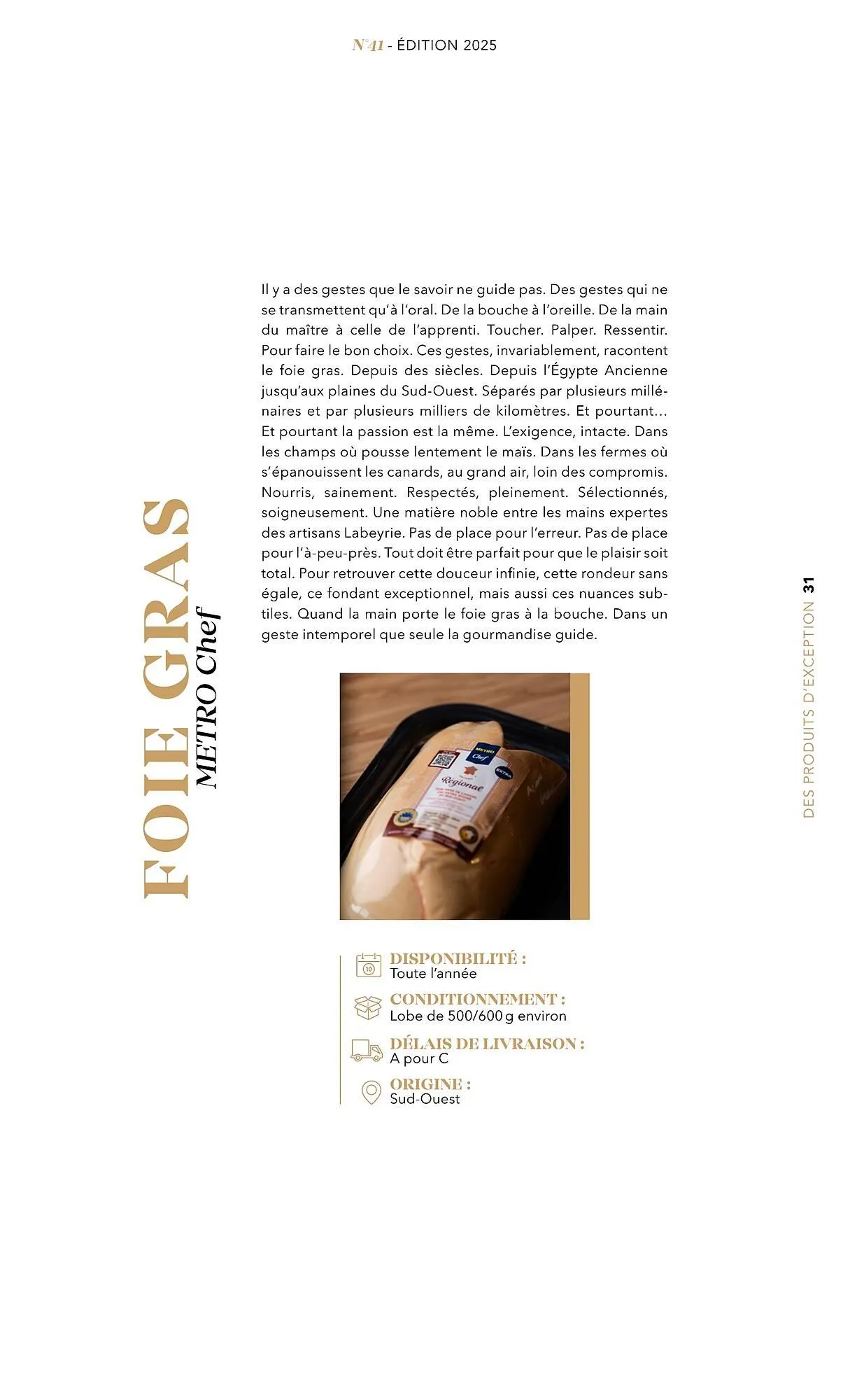 Catalogue METRO du 1 juillet au 31 décembre 2025 - Catalogue page 31