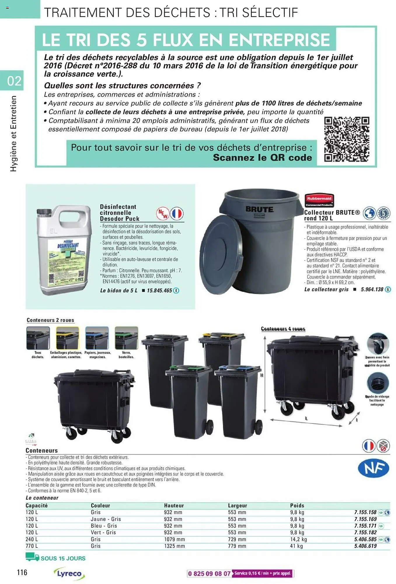 Catalogue Lyreco du 15 mai au 31 décembre 2023 - Catalogue page 116