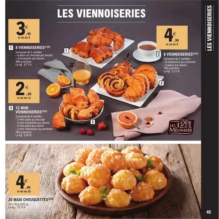 CARTE TRAITEUR PERMANENTE - MIXTE du 8 avril au 17 novembre 2025 - Catalogue page 45