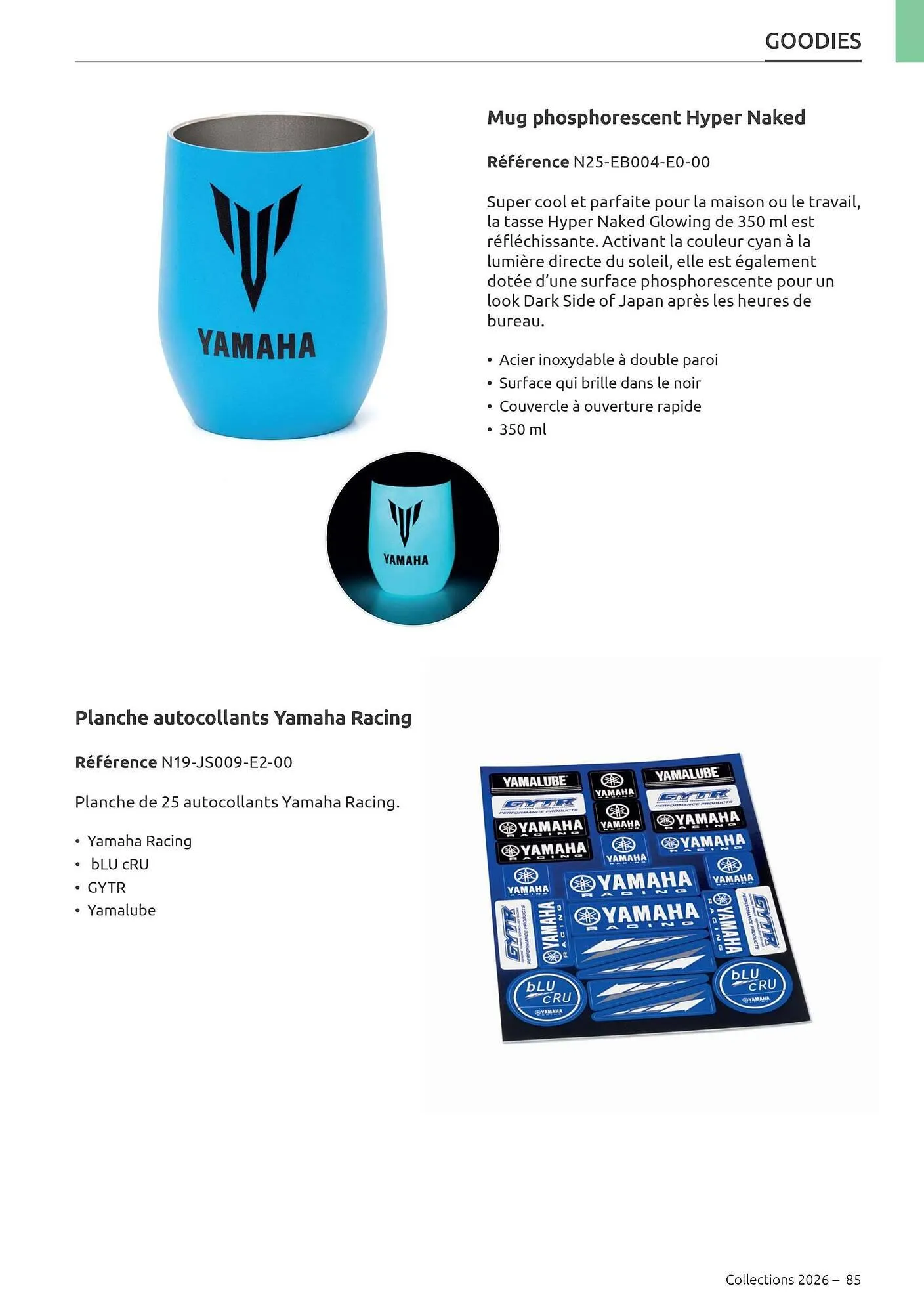 Catalogue Yamaha du 11 février au 30 décembre 2026 - Catalogue page 85