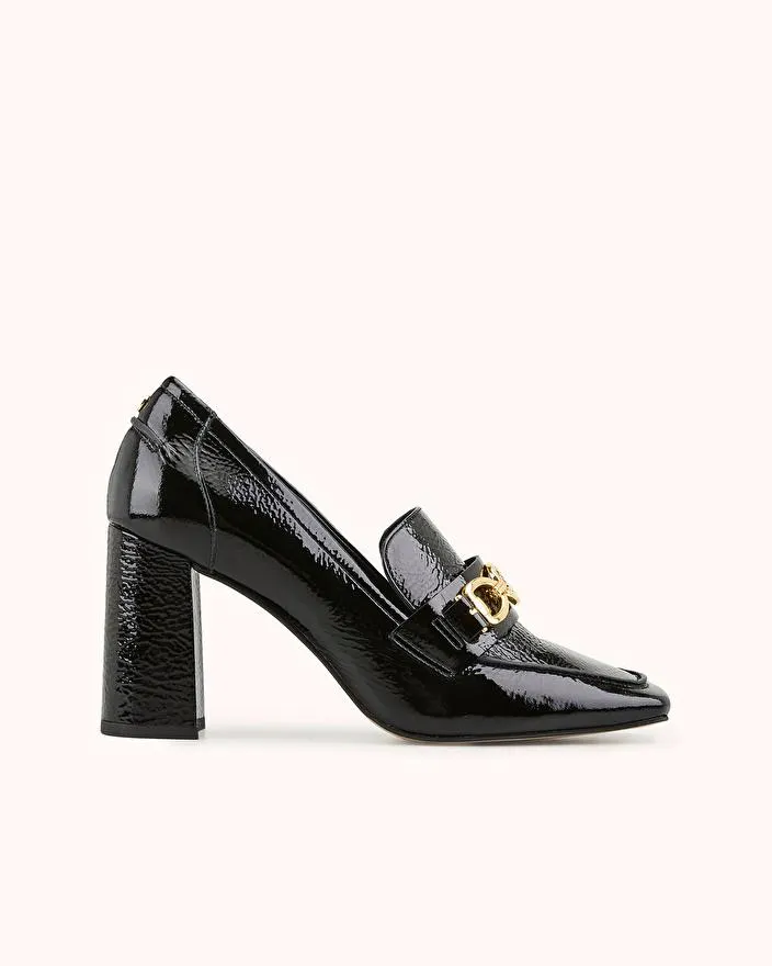 ESCARPIN ZILANA en cuir naplack noir