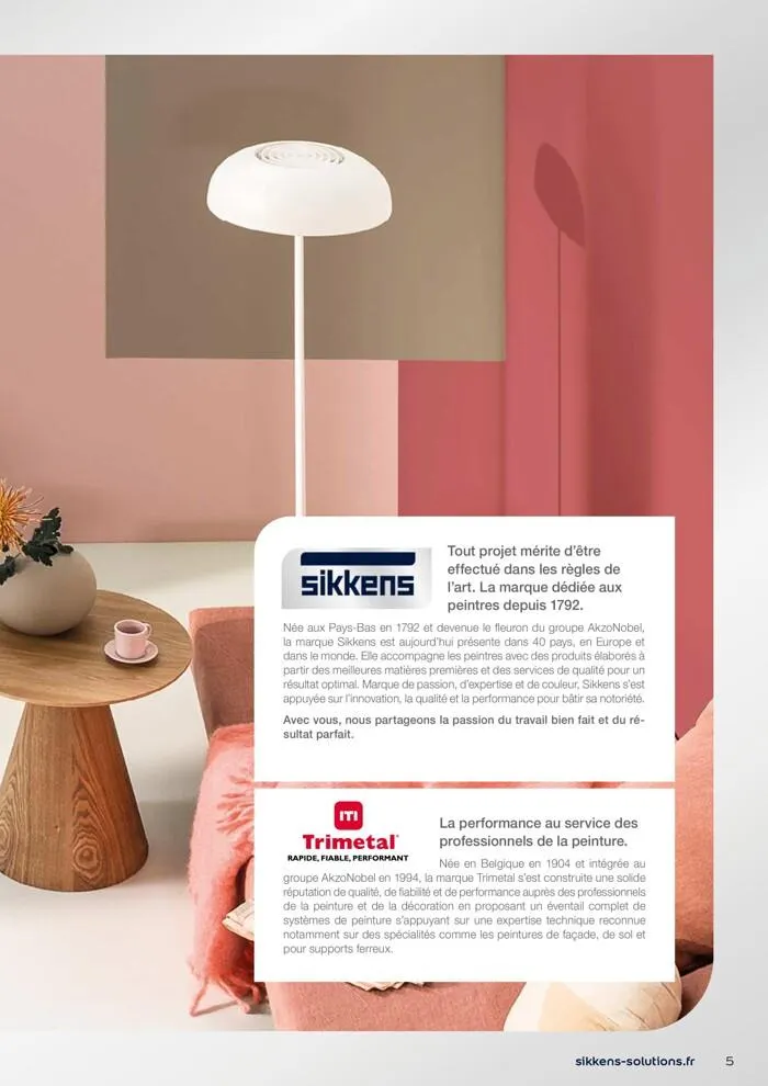  Le catalogue Sikkens Solutions 2023 du 9 mai au 31 décembre 2025 - Catalogue page 5