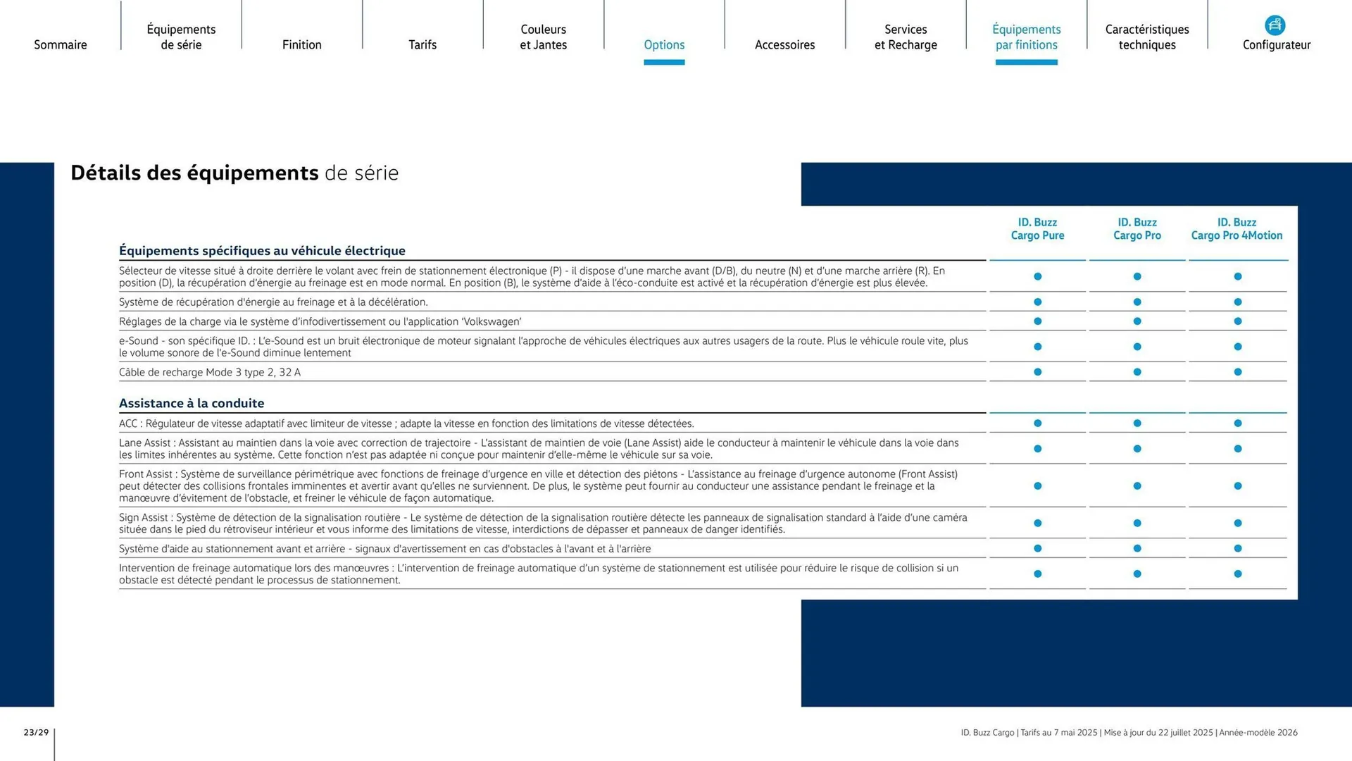 Catalogue Volkswagen du 7 août au 31 mars 2026 - Catalogue page 23