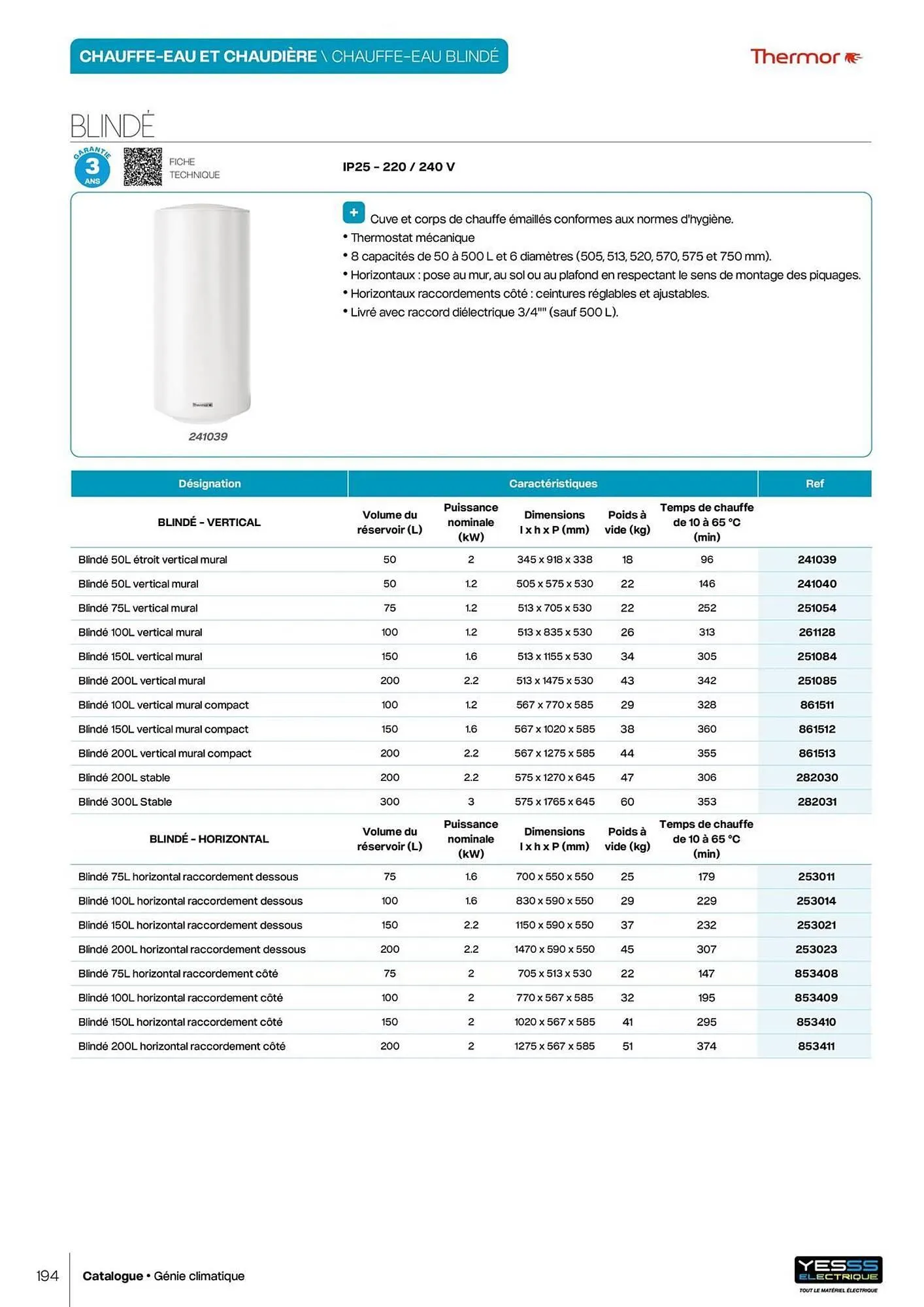 Catalogue Yesss electrique du 14 octobre au 31 décembre 2026 - Catalogue page 196