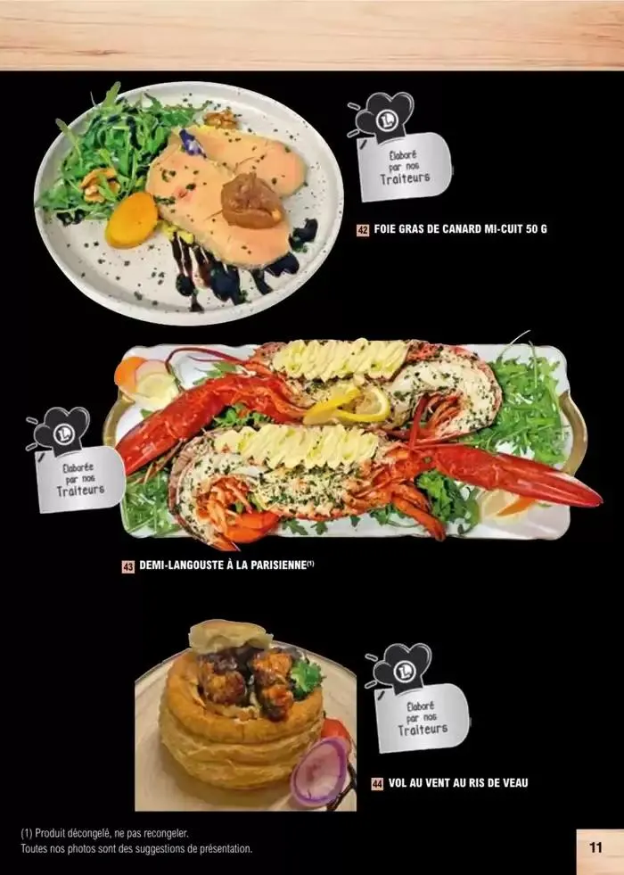 Carte traiteur permanente du 2 janvier au 30 novembre 2025 - Catalogue page 2