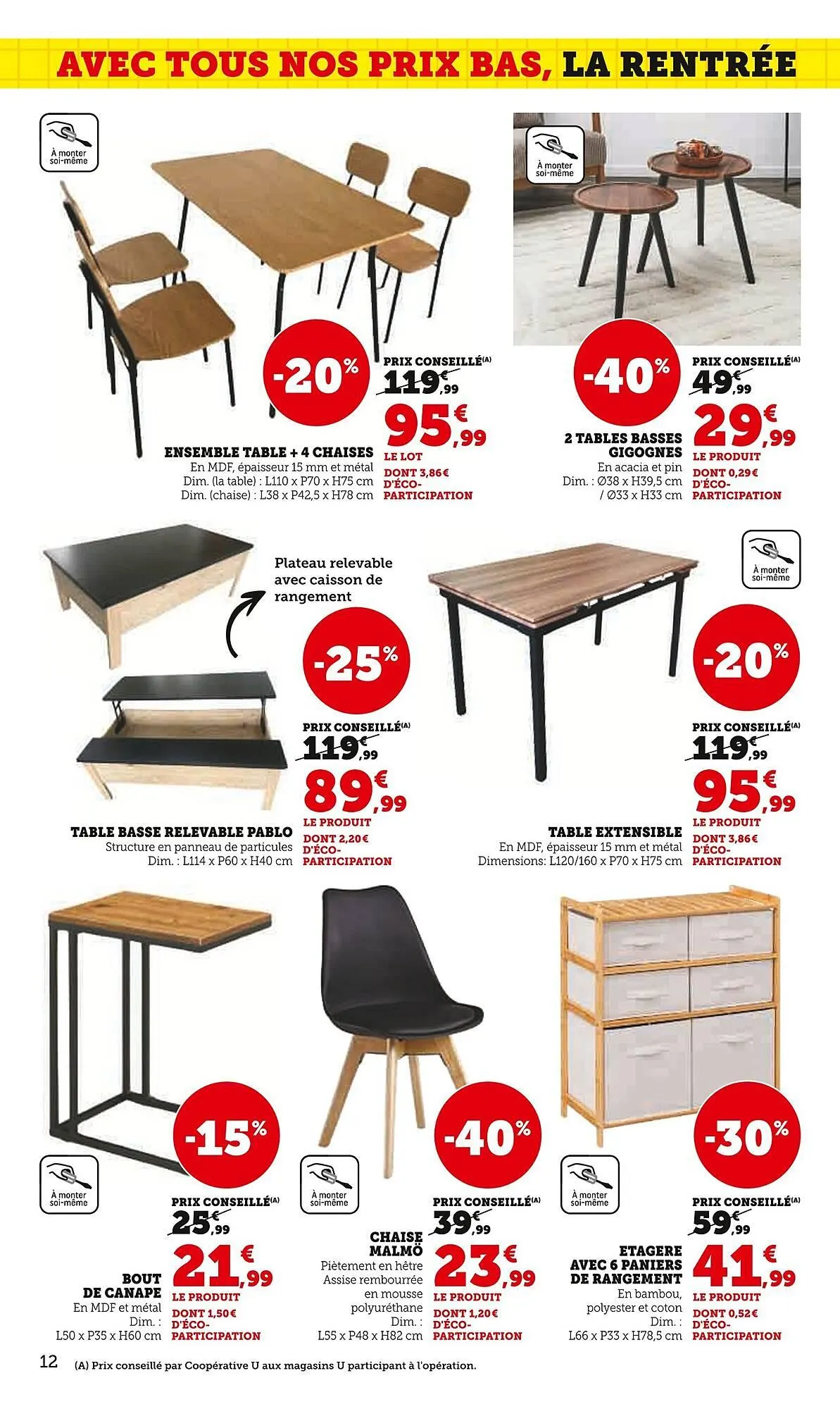 Catalogue Super U du 19 août au 7 septembre 2025 - Catalogue page 12