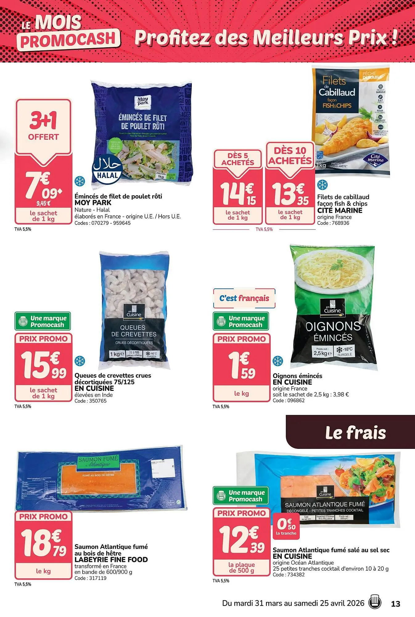 Catalogue Promocash du 31 mars au 25 avril 2026 - Catalogue page 13