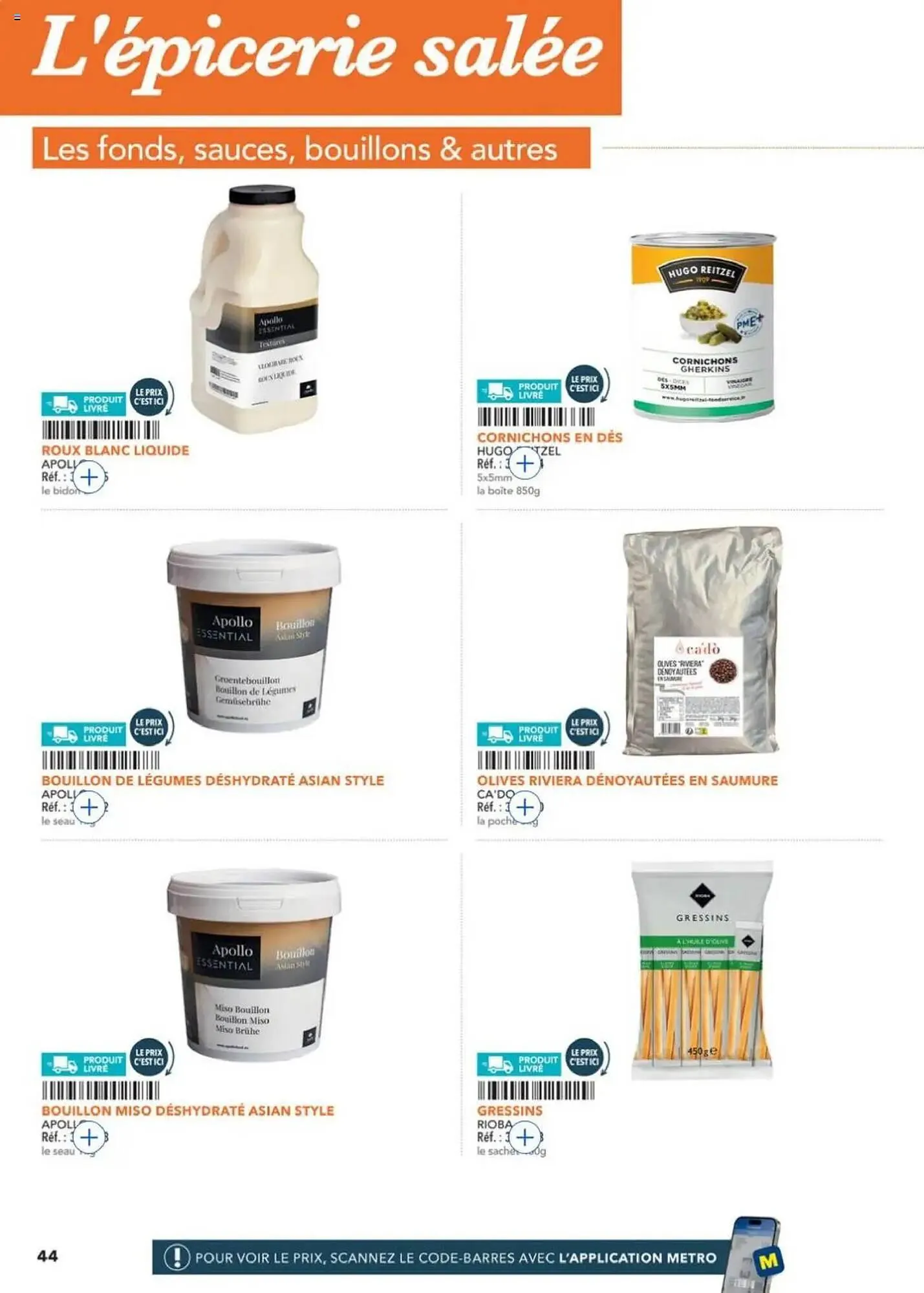 Catalogue METRO du 2 octobre au 31 décembre 2025 - Catalogue page 44