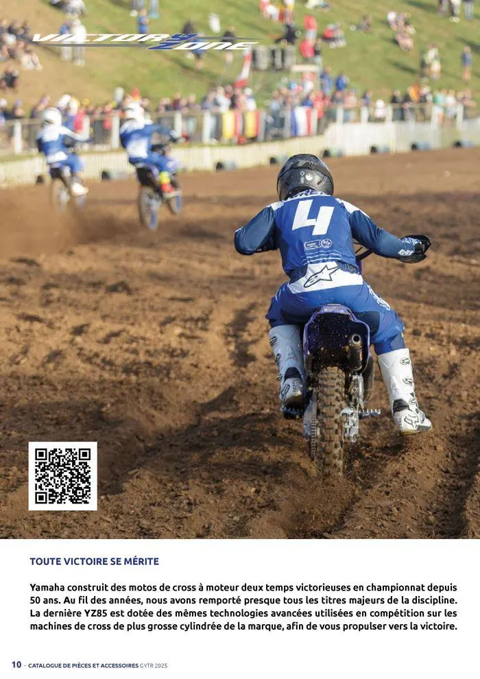Catalogue Yamaha Motos - Accessoires GYTR Off Road du 23 septembre au 30 avril 2025 - Catalogue page 10