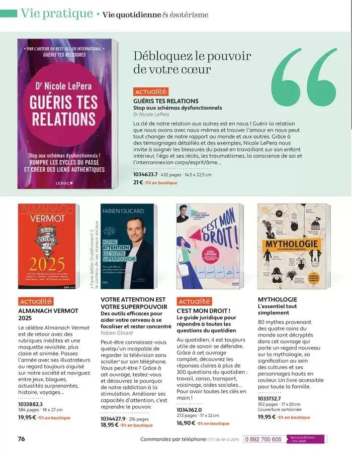 Mars - Avril 2025 du 4 mars au 30 avril 2025 - Catalogue page 76