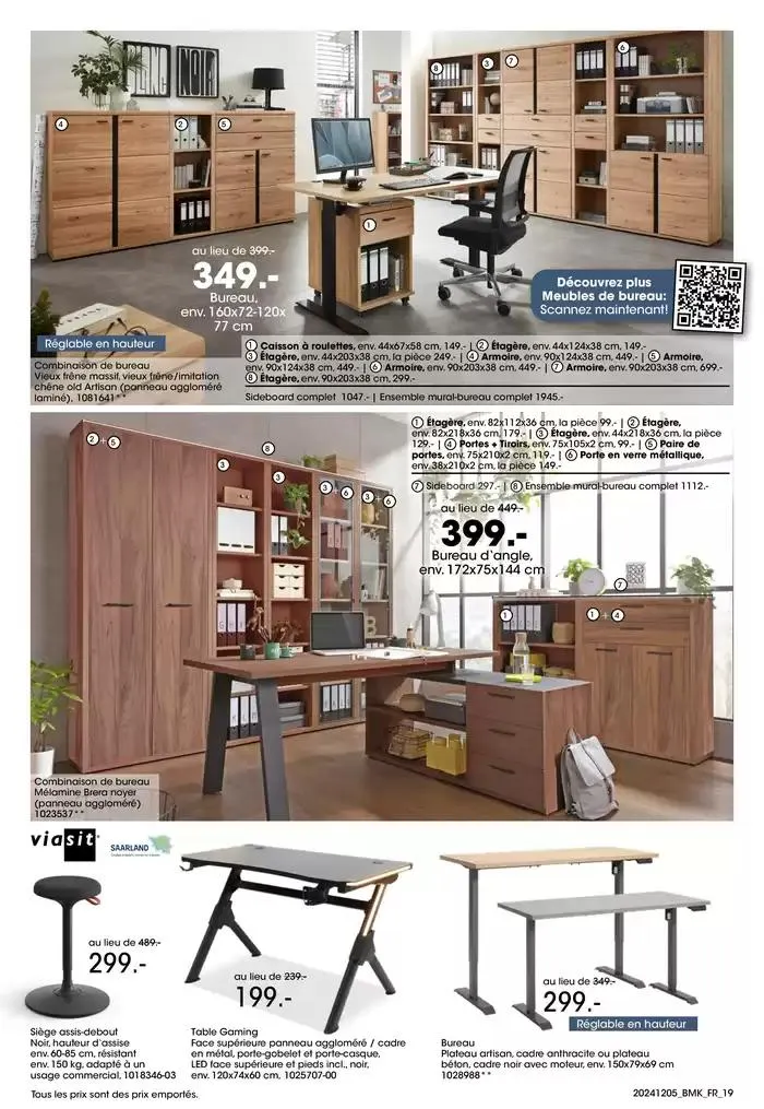 SALON DE LA CUISINE CHEZ MÖBEL MARTIN du 5 décembre au 15 décembre 2024 - Catalogue page 19