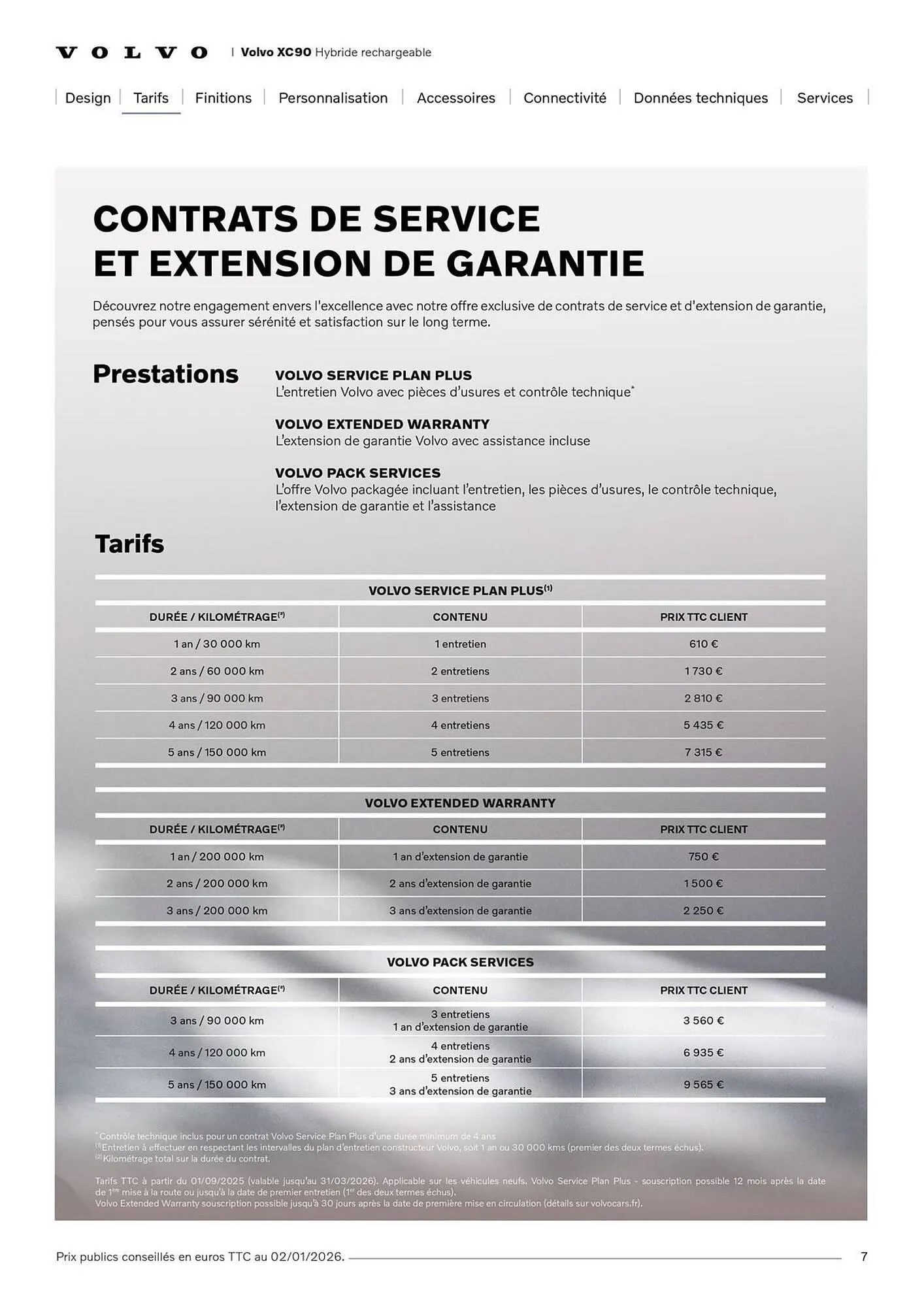 Catalogue VOLVO du 7 janvier au 31 janvier 2027 - Catalogue page 7