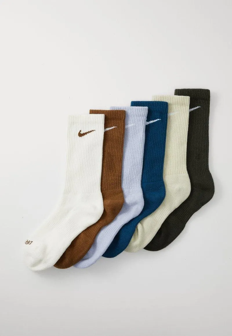 EVERYDAY PLUS CREW UNISEX 6 PACK - Calcetines de deporte - blueforce/sequoia/mosswoodbrown/ghost/ltkhaki/sail