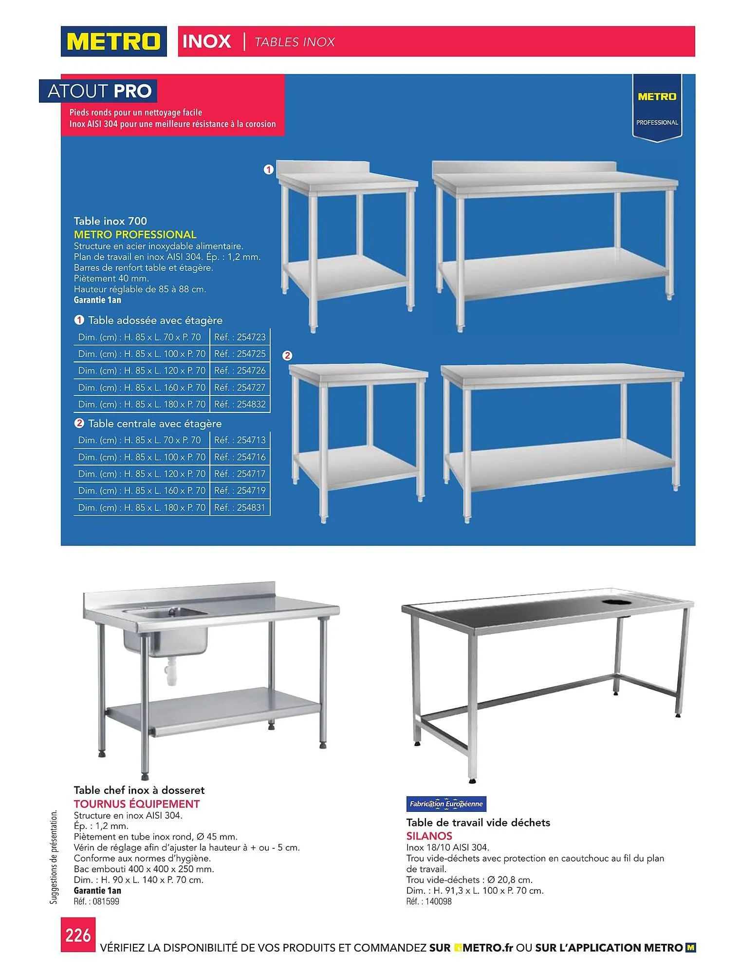 Catalogue METRO du 1 janvier au 31 décembre 2026 - Catalogue page 226
