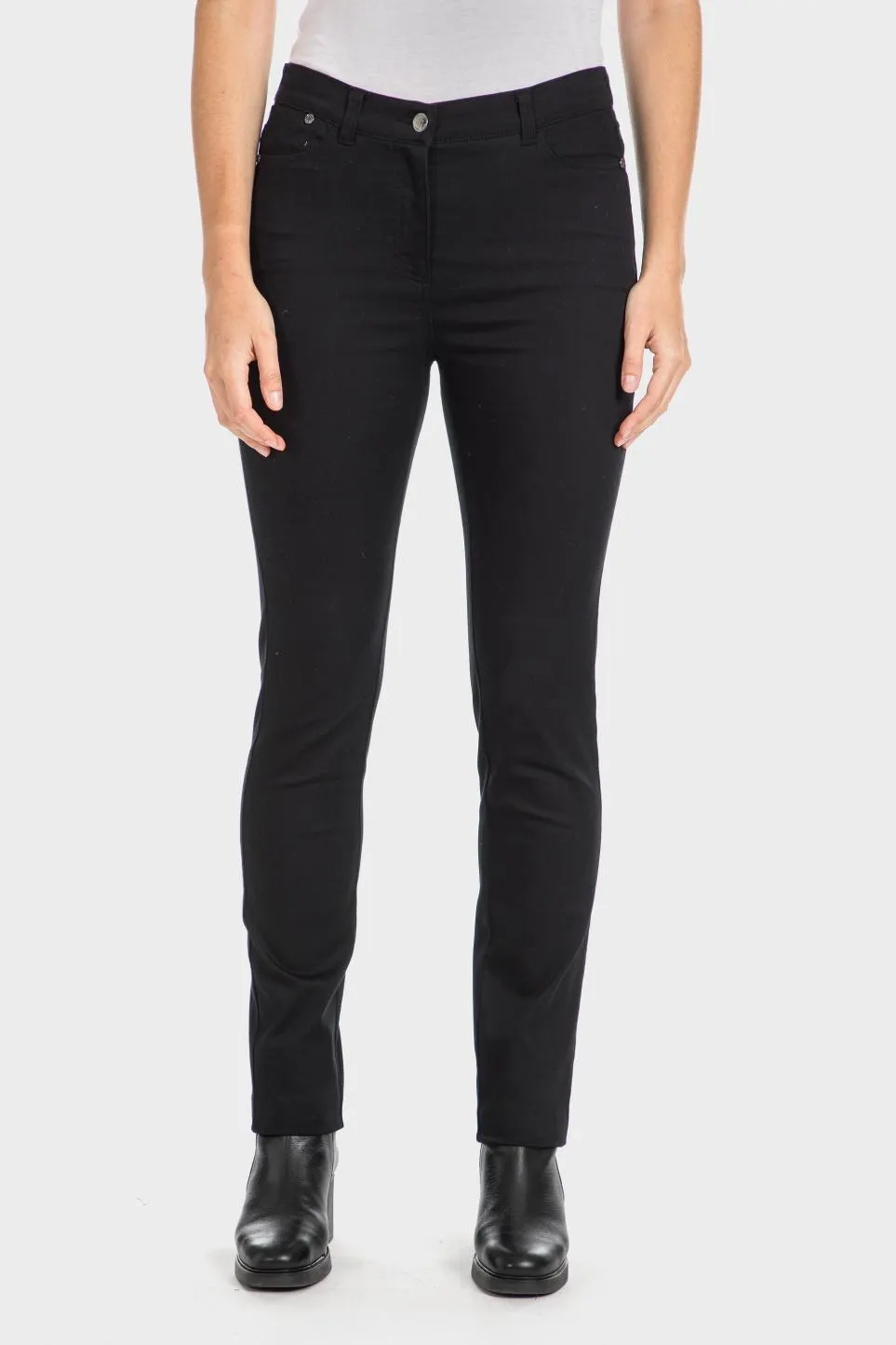 Pantalon coton élastique