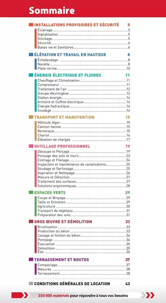 Tarifs professionnels du 3 janvier au 31 décembre 2025 - Catalogue page 2
