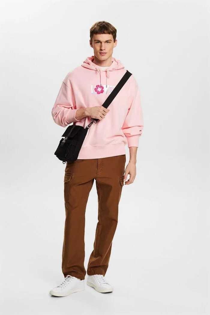 Sudadera unisex oversize con capucha estampada