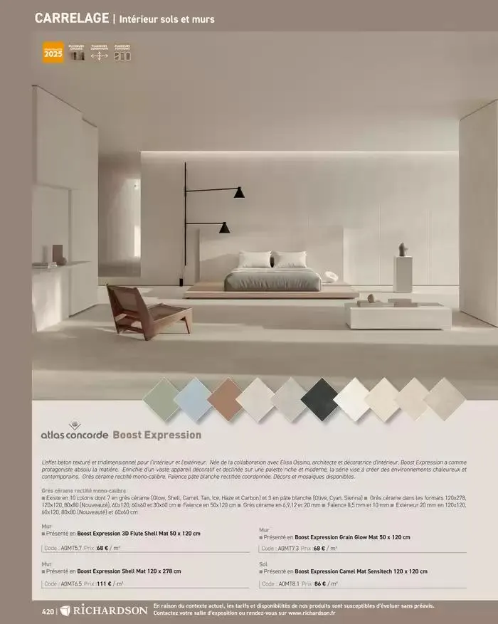 SALLE DE DE BAINS ET CARRELAGE 2025 du 11 avril au 31 décembre 2025 - Catalogue page 422