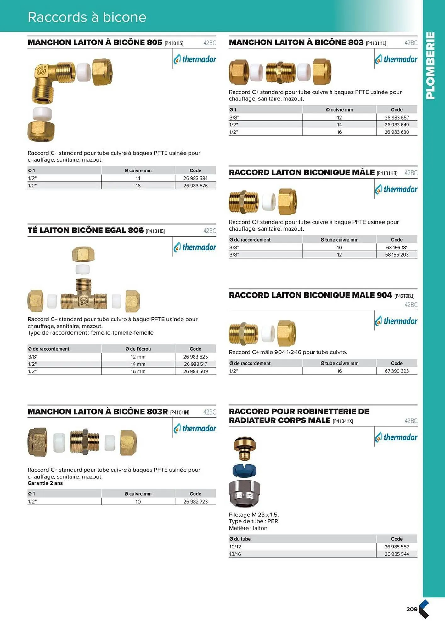 Catalogue Prolians du 2 octobre au 31 décembre 2025 - Catalogue page 209