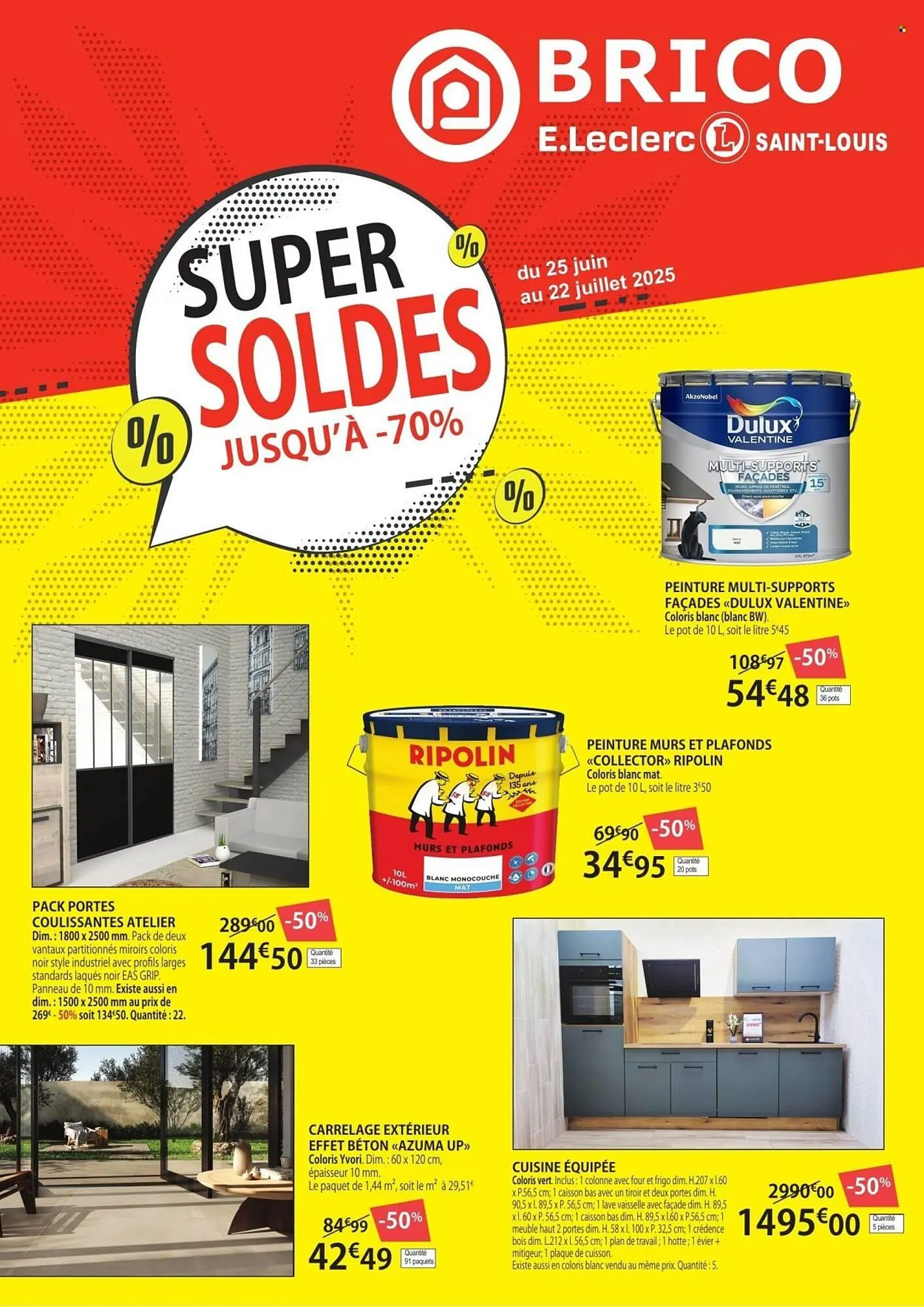 Catalogue E.Leclerc du 25 juin au 22 juillet 2025 - Catalogue page 1