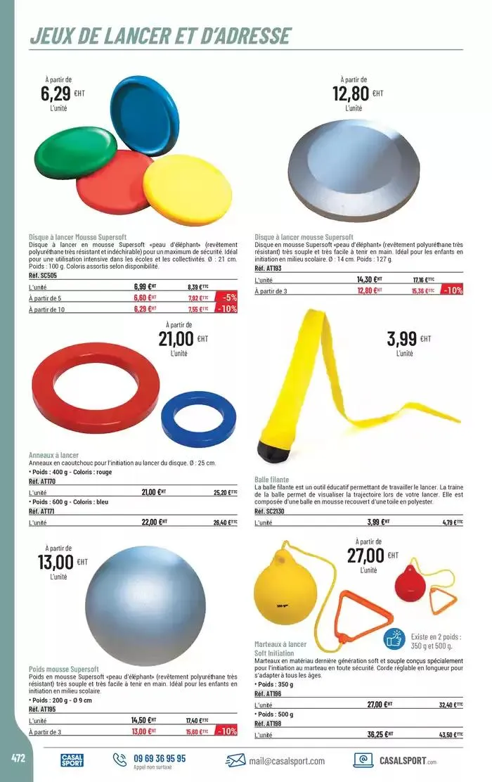 ÉQUIPEMENT SPORTIF du 6 mars au 31 décembre 2025 - Catalogue page 444