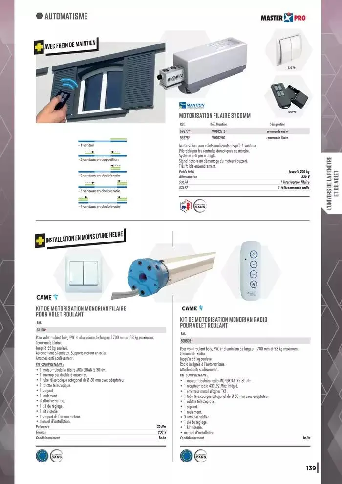 Guide Quincaillerie Serrurerie 2025 - 2026 du 1 avril au 1 avril 2026 - Catalogue page 141