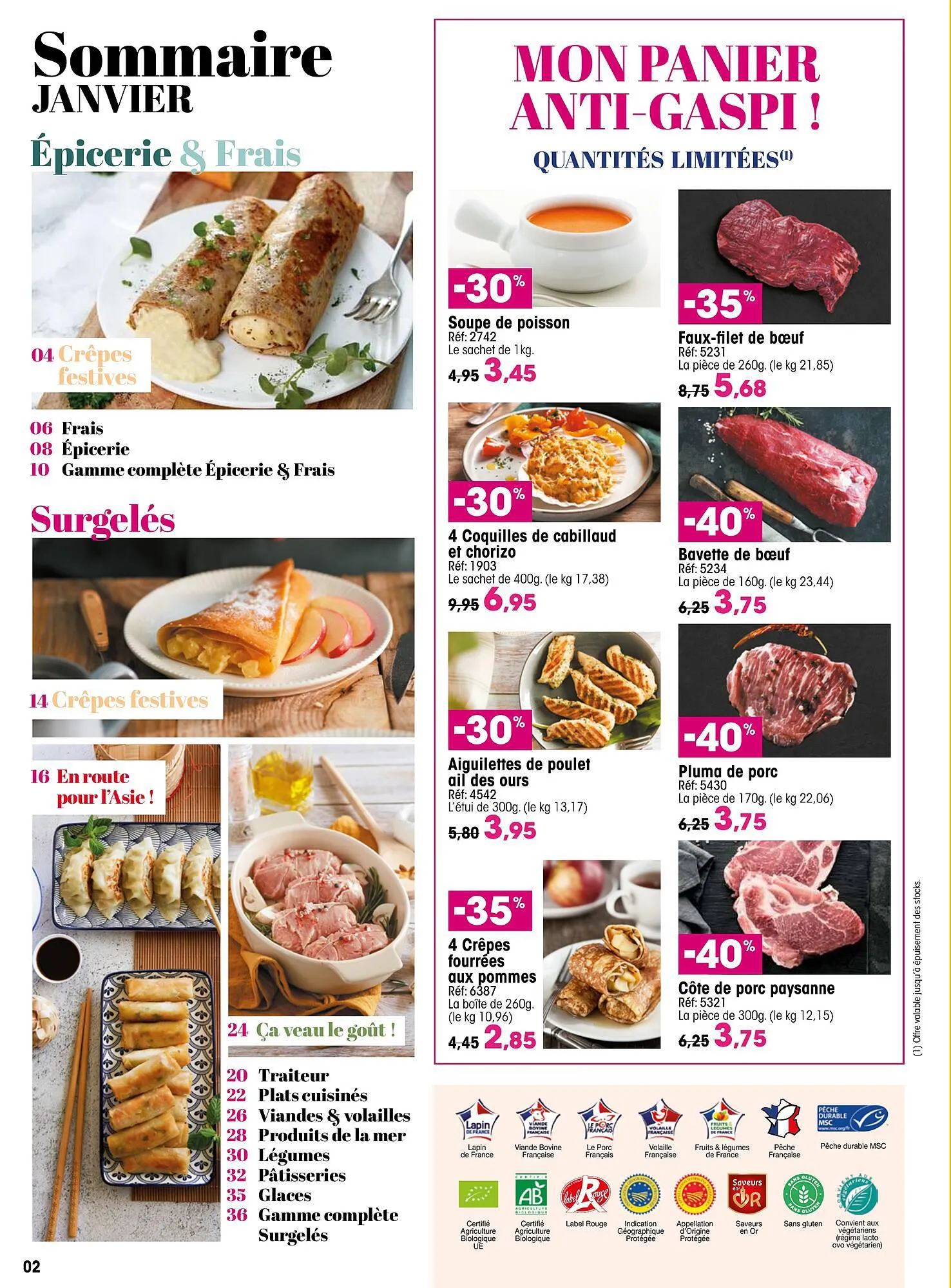 Catalogue Croque Gel du 29 décembre au 28 janvier 2024 - Catalogue page 2