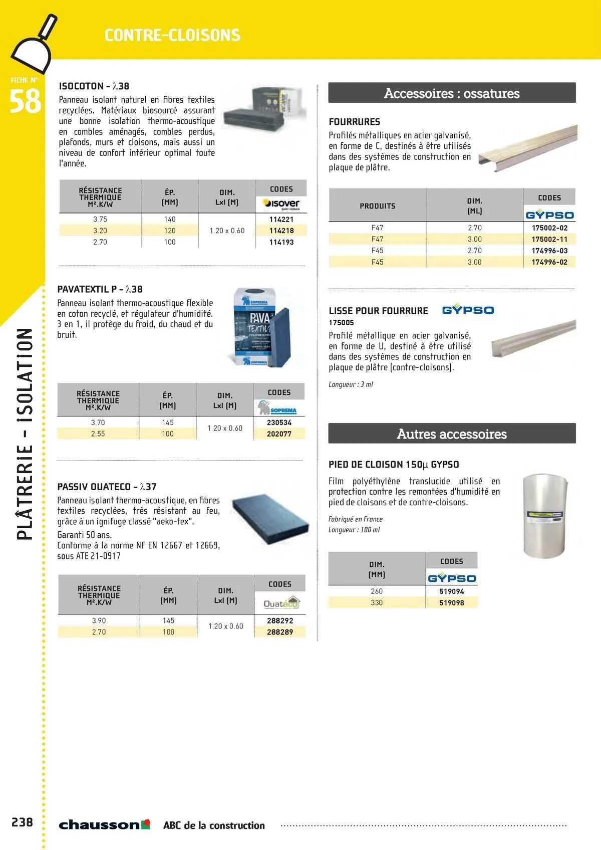 Catalogue Chausson Matériaux du 2 mai au 31 décembre 2025 - Catalogue page 200