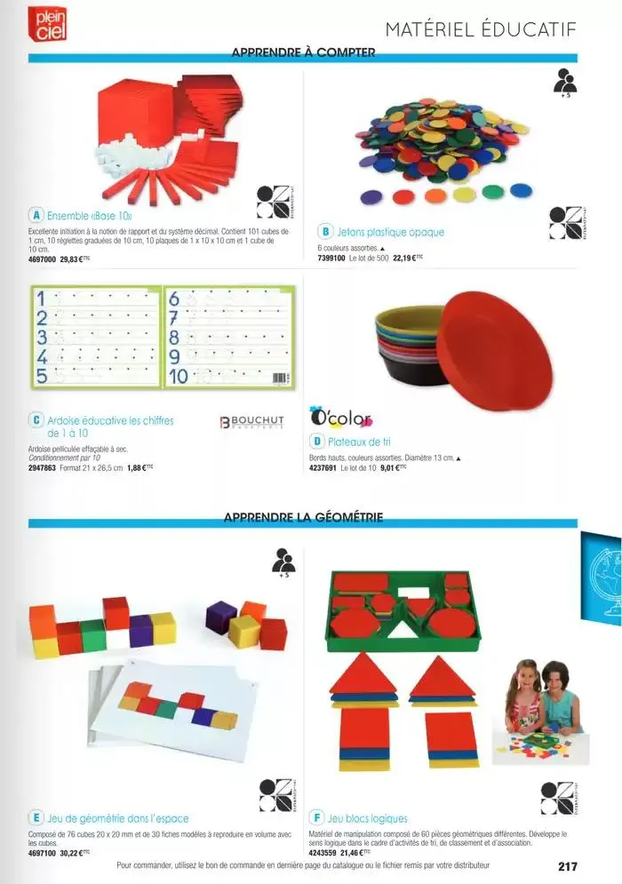 Écoles et loisirs 2025 du 1 janvier au 31 décembre 2025 - Catalogue page 217