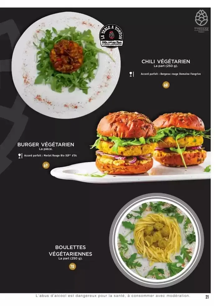 CARTE TRAITEUR PERMANENTE du 3 janvier au 31 décembre 2025 - Catalogue page 13