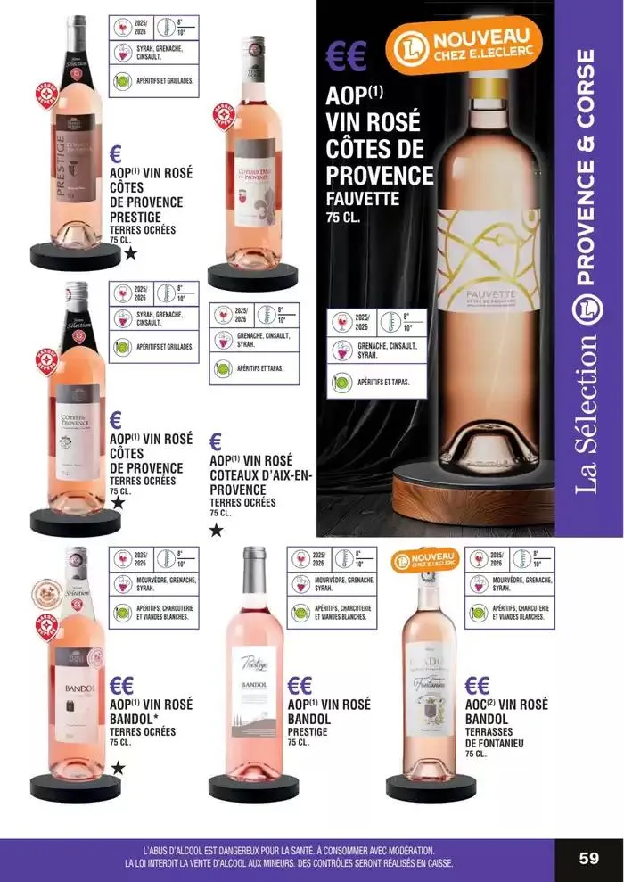 GUIDE DES VINS 2025 2026 du 27 février au 31 janvier 2027 - Catalogue page 59
