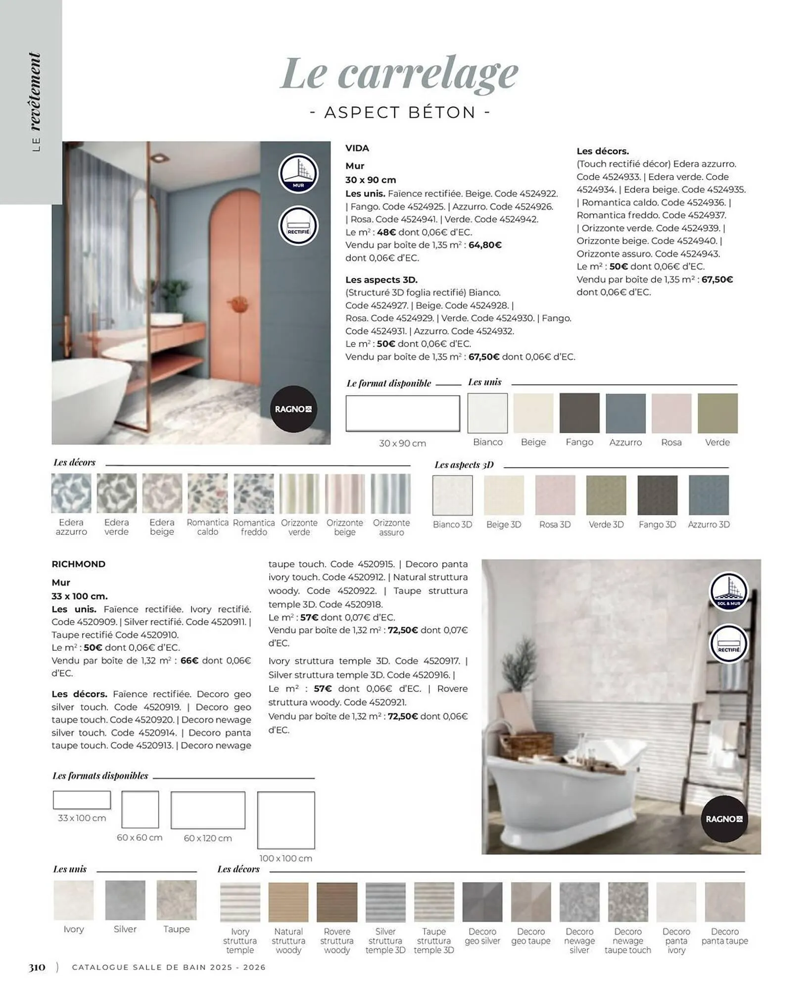 Catalogue Cedeo du 3 juin au 31 décembre 2025 - Catalogue page 310