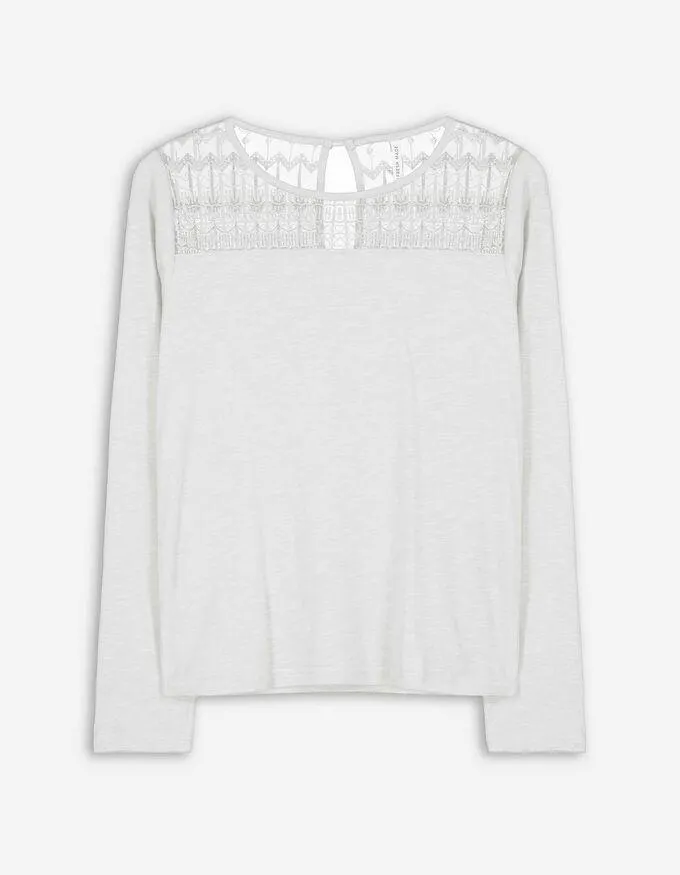 T-shirt à manches longues - Teneur en viscose