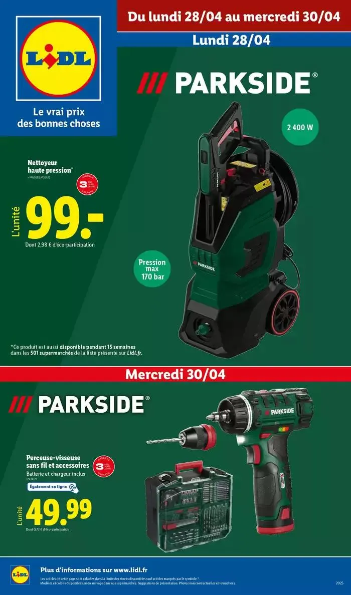 Deux univers cette semaine chez Lidl ! Profitez des ventes bien-être et jardinage - 1
