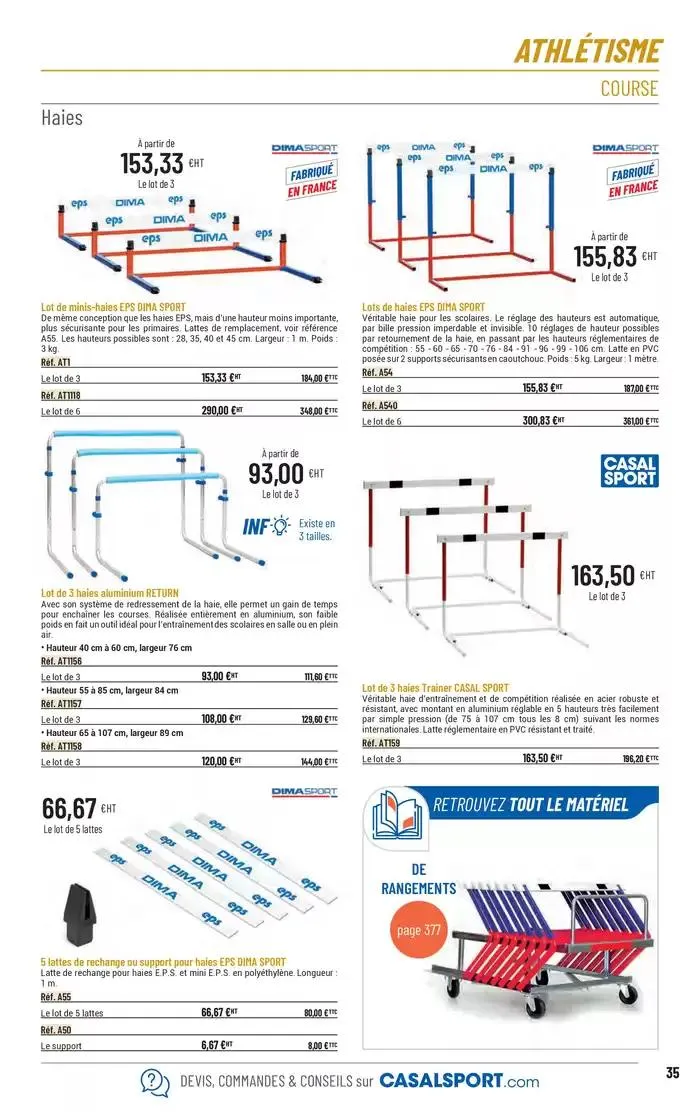 ÉQUIPEMENT SPORTIF du 6 mars au 31 décembre 2025 - Catalogue page 7