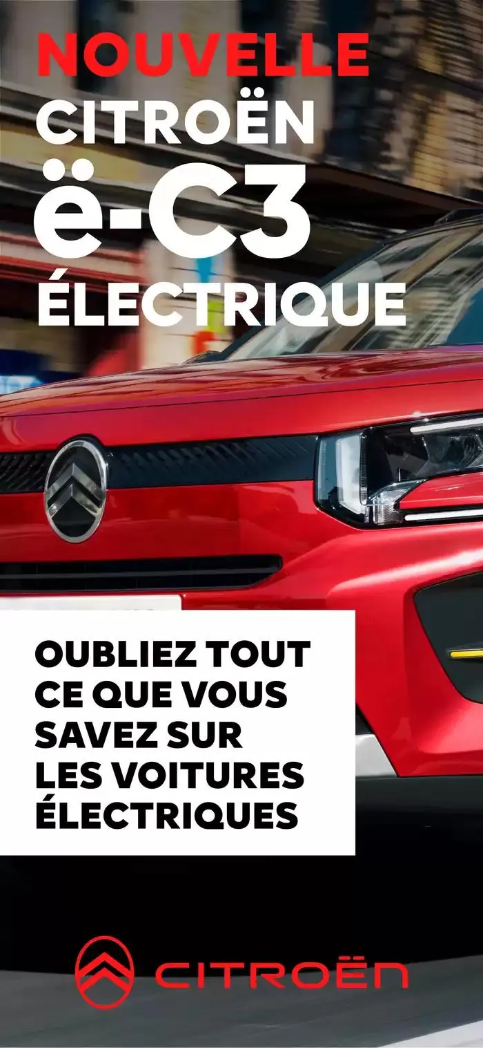 Citroën Nouvelle ë-C3 C-BOOK du 15 janvier au 15 janvier 2026 - Catalogue page 1