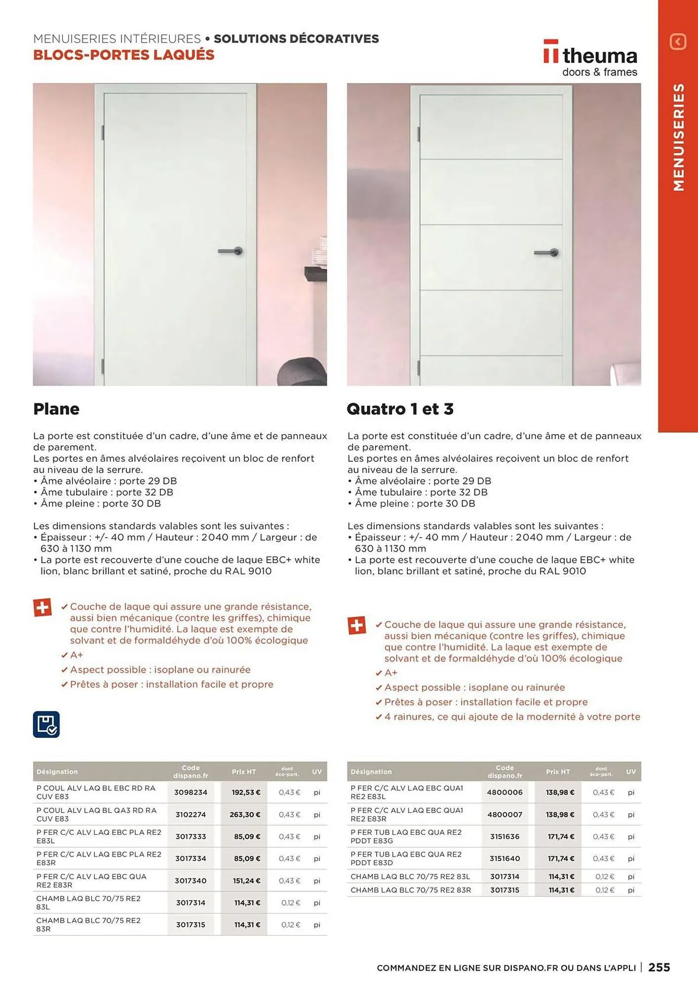 Catalogue Dispano du 8 avril au 31 décembre 2026 - Catalogue page 255
